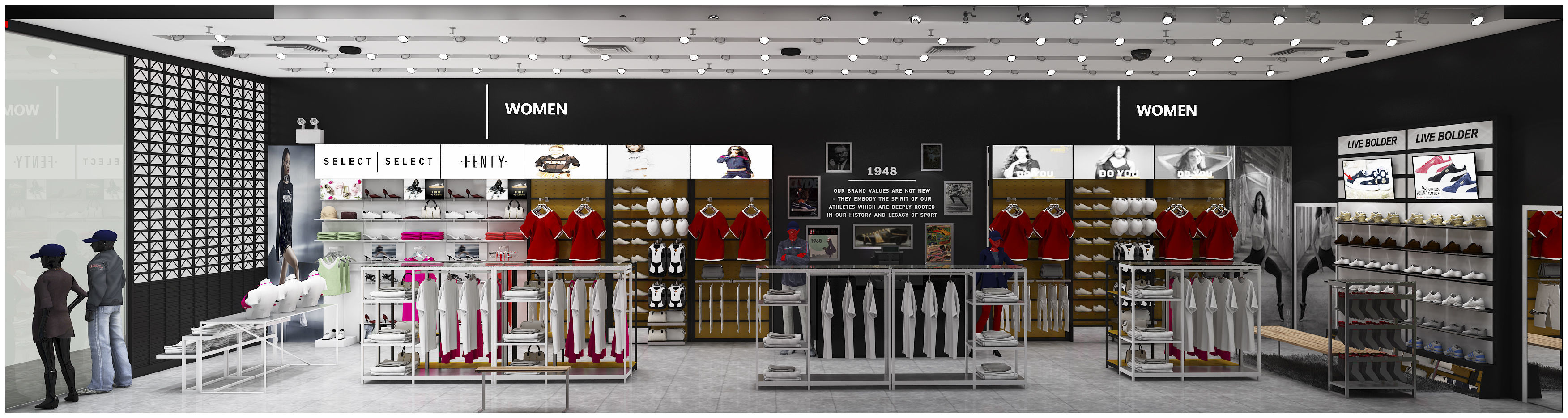 clothing store 3D model_2