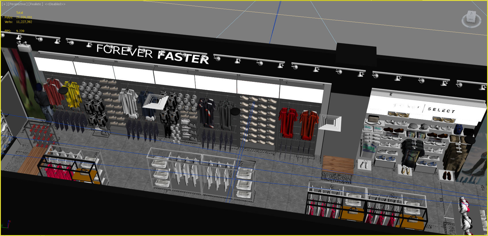 clothing store 3D model_12