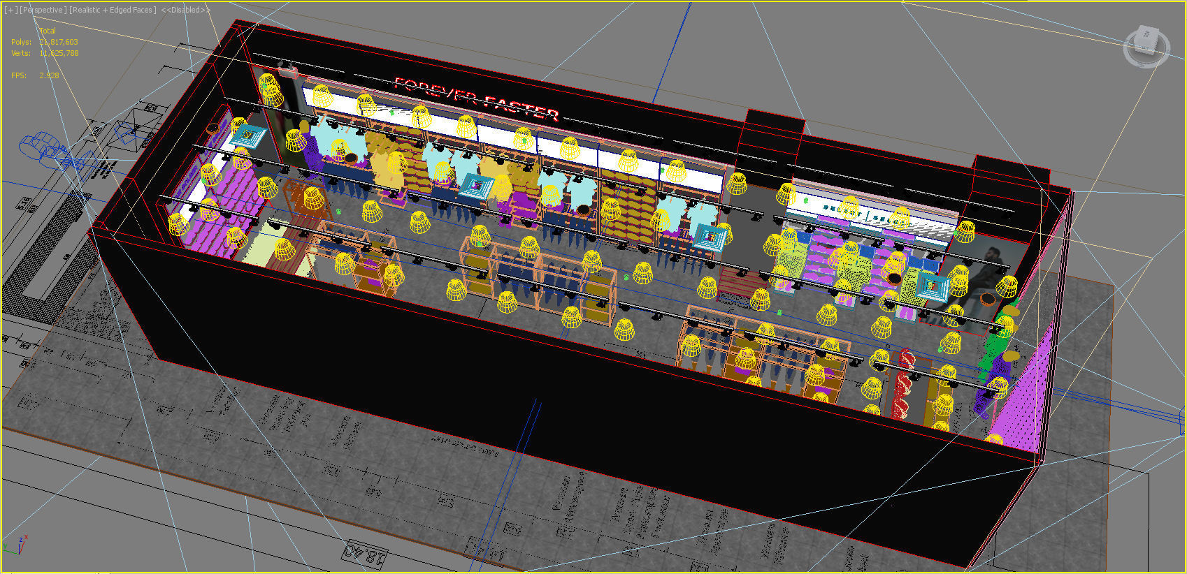 clothing store 3D model_10
