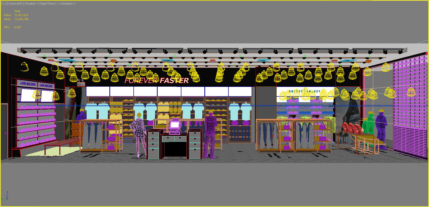 clothing store 3D model_8