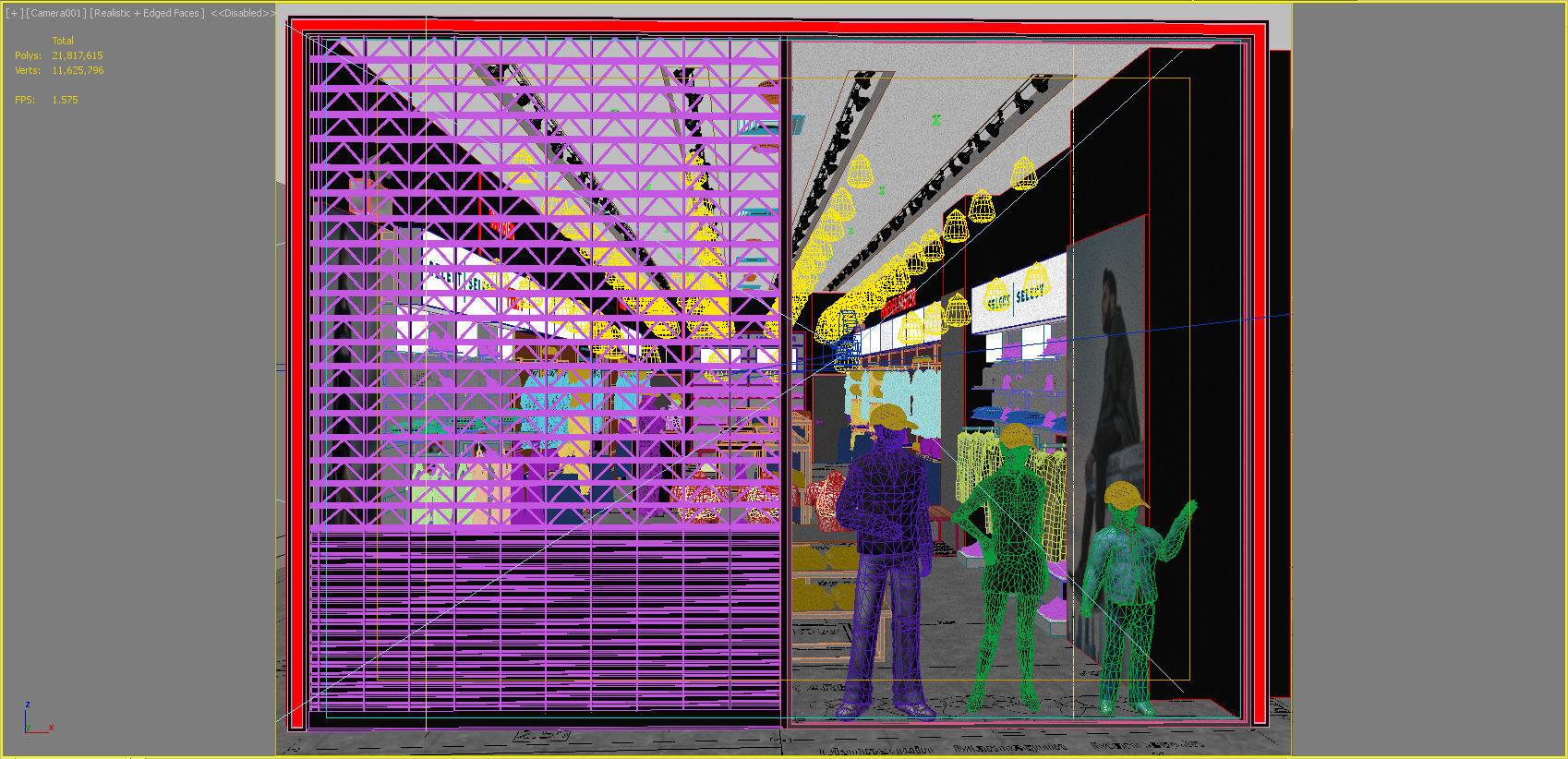 clothing store 3D model_6