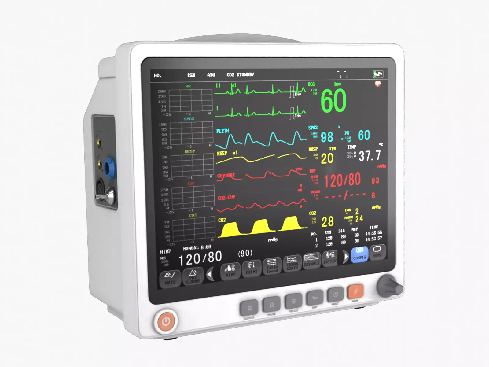 Patient Monitor 3D model_0