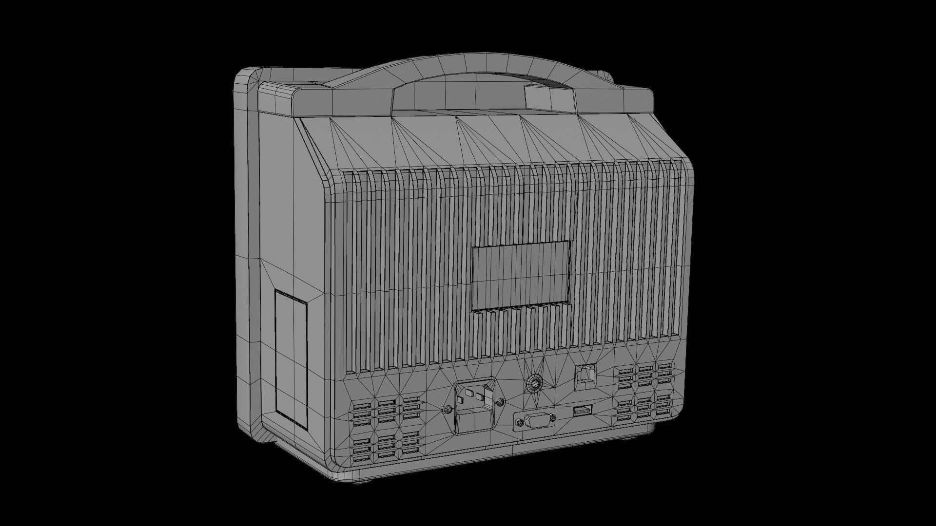 Patient Monitor 3D model_16