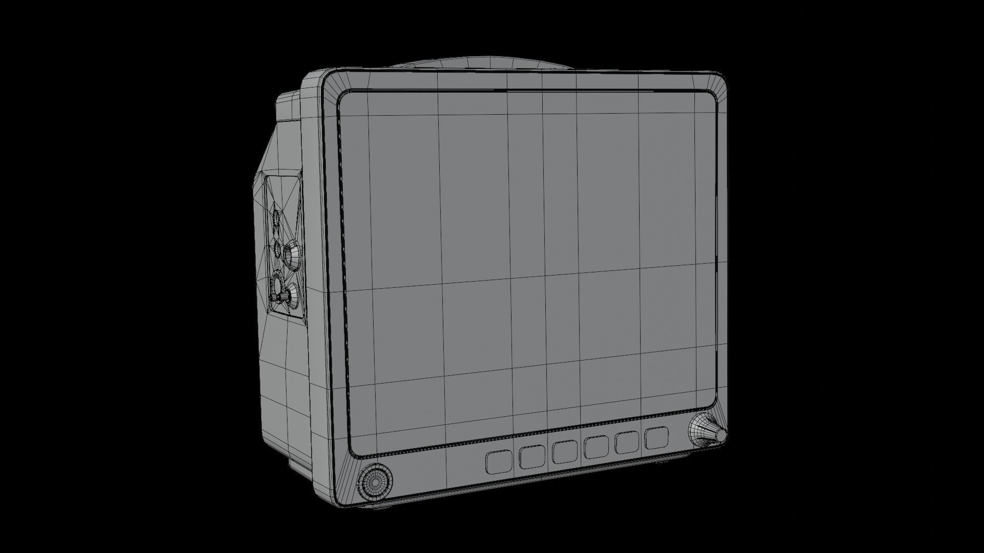 Patient Monitor 3D model_14