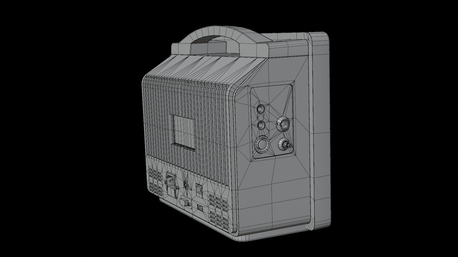 Patient Monitor 3D model_17