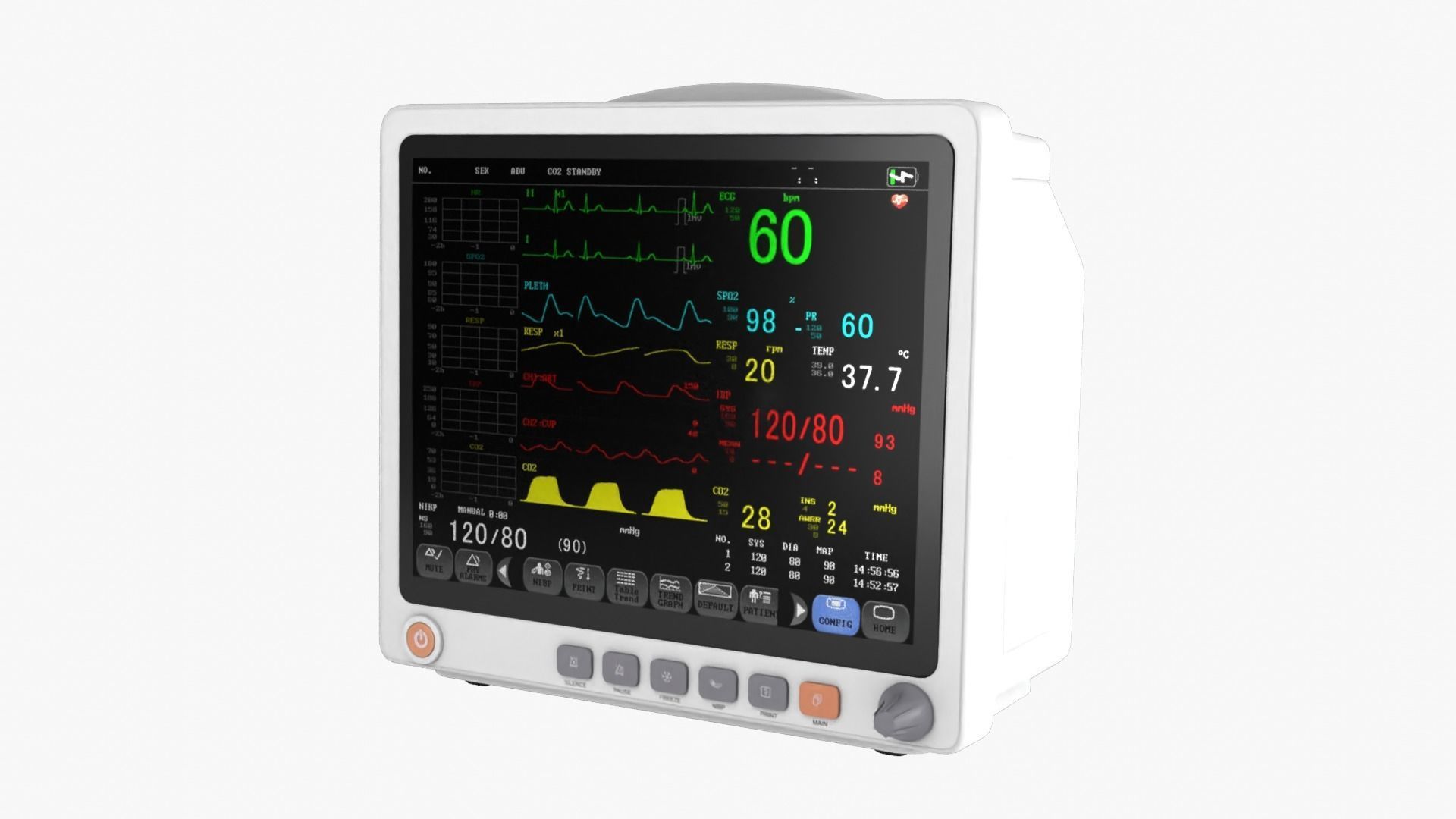 Patient Monitor 3D model_3