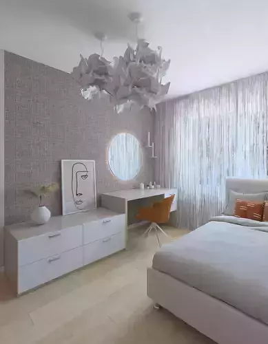  Cozy guest room in a renovated apartment