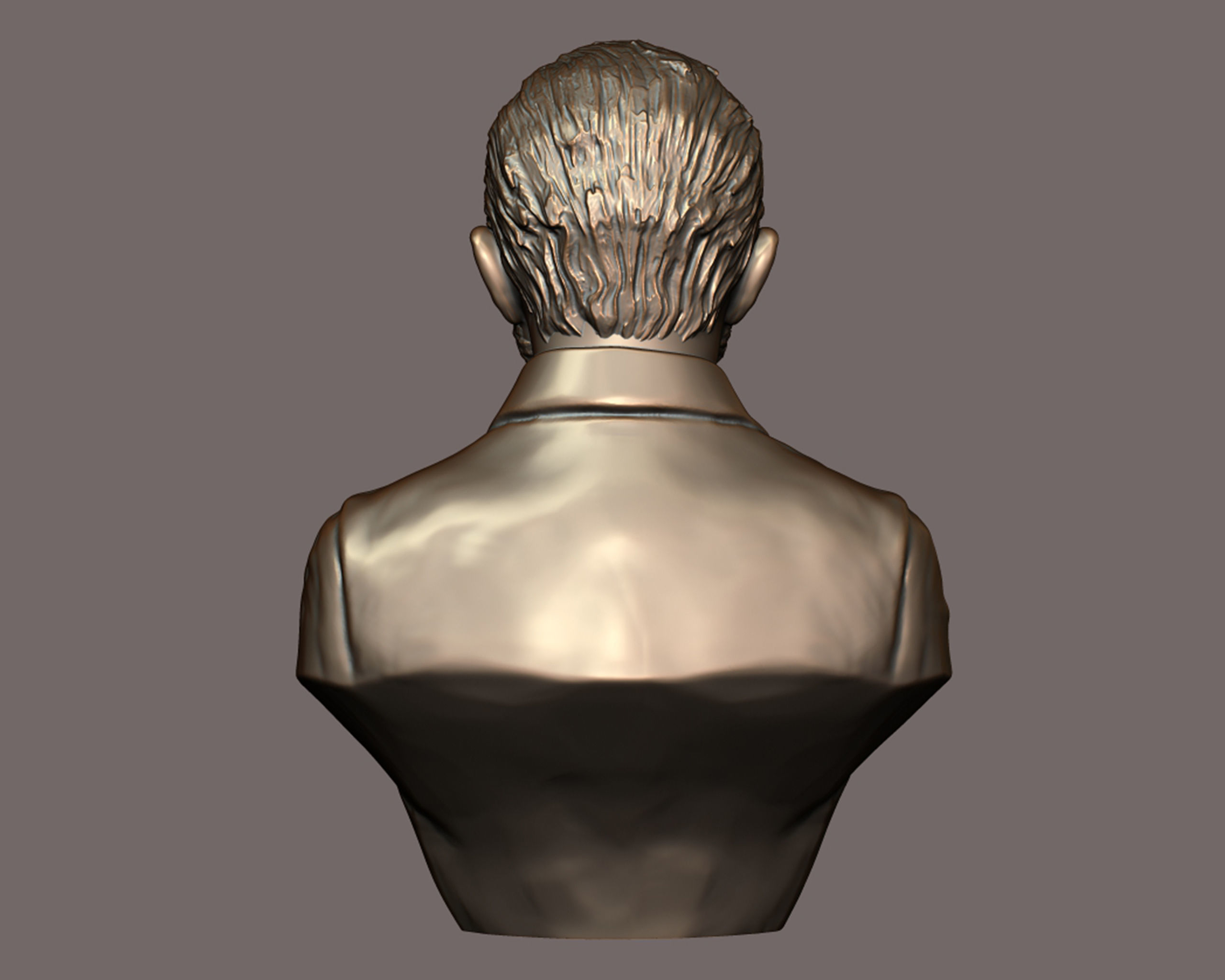 Vincent van Gogh bust sculpture 3D print model_12