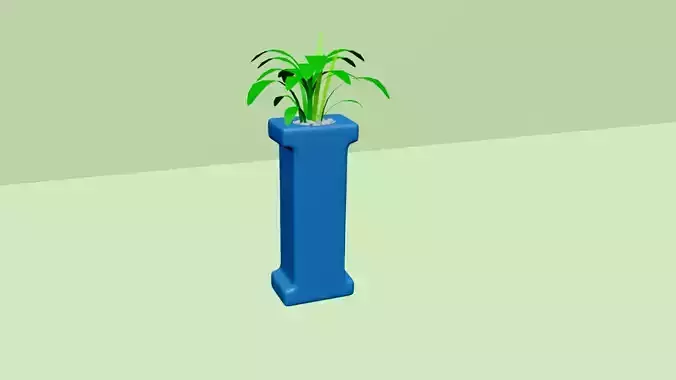 Vase I - Alphabet Vases Collection Letters - STL Printable 3D print model