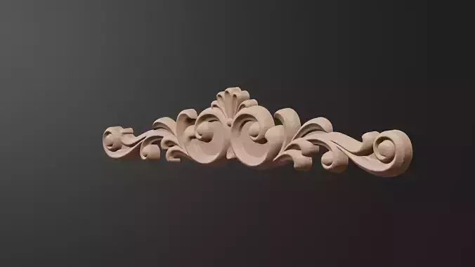 Flower Decor for wood carving