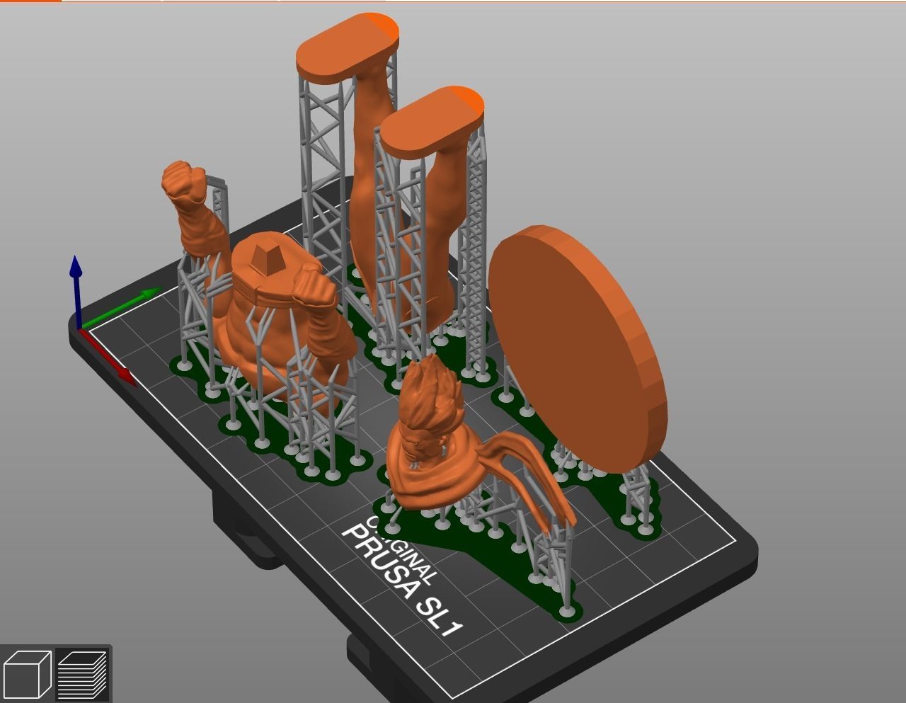 Dragon ball Z Style 3D print model 3D model 3D printable CGTrader