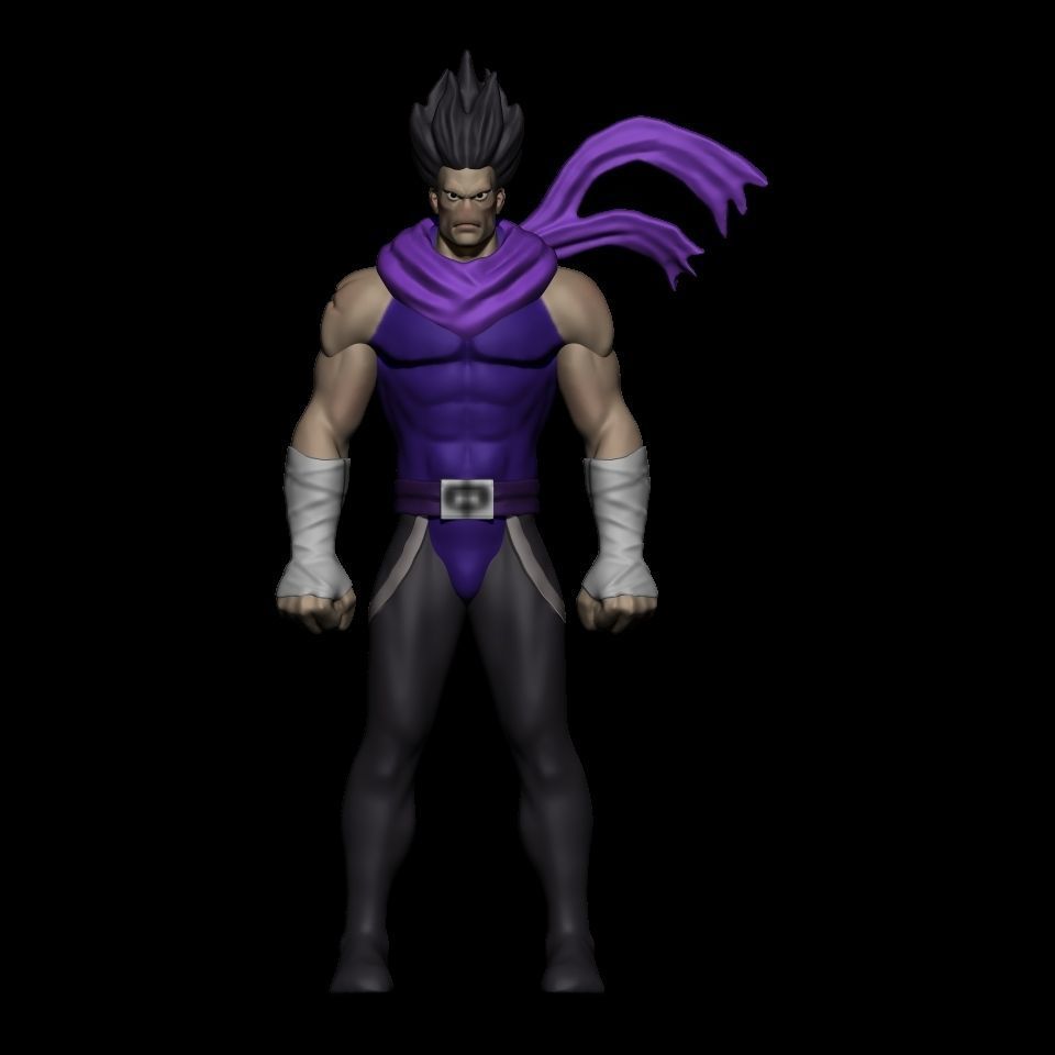 Dragon ball Z Style 3D print model 3D model 3D printable CGTrader