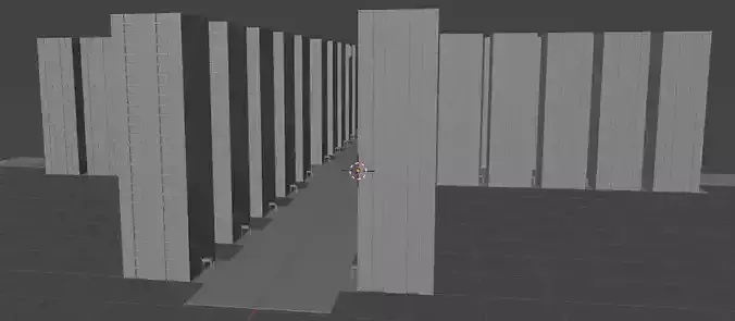 skyscrapers 3d hallway