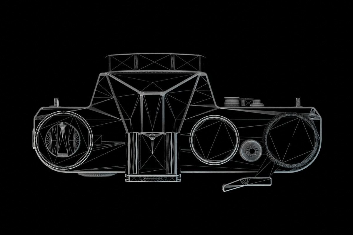 Zenit TTL Analog SLR Camera - Black 3D model_14