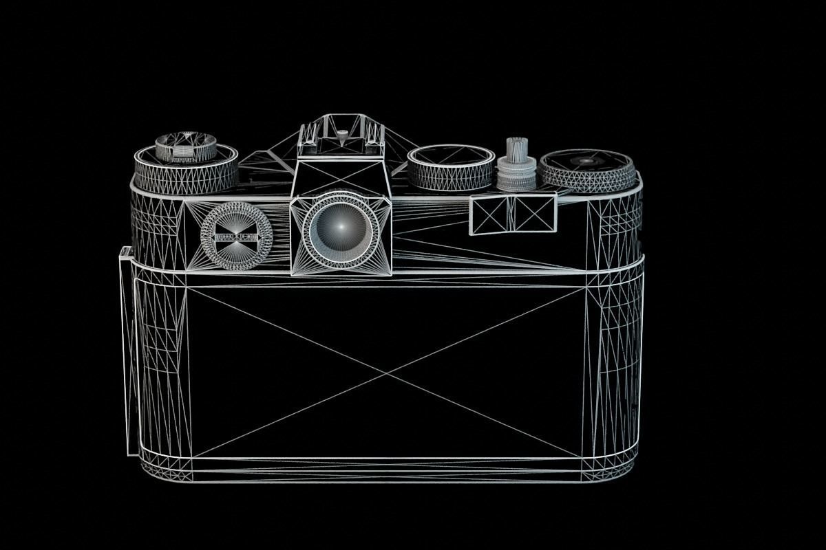 Zenit TTL Analog SLR Camera - Black 3D model_13