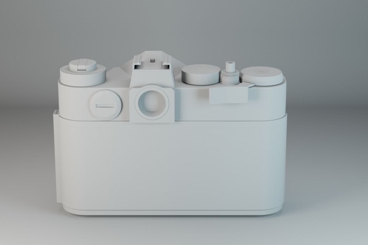 Zenit TTL Analog SLR Camera - Black 3D model_8