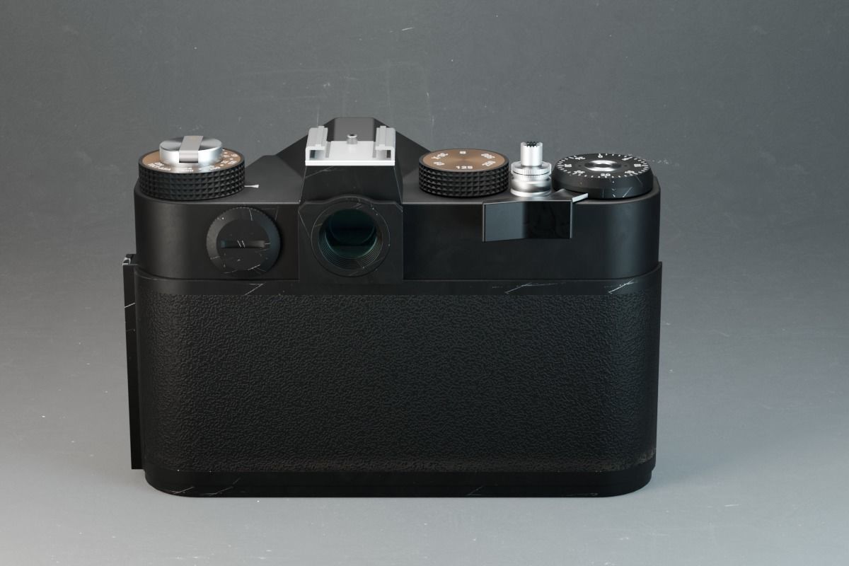 Zenit TTL Analog SLR Camera - Black 3D model_3