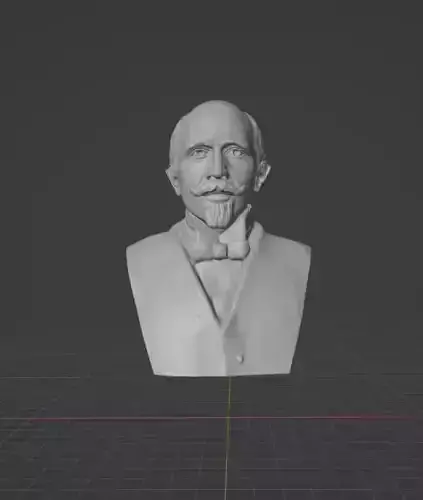 WEB Du Bois 3D print model