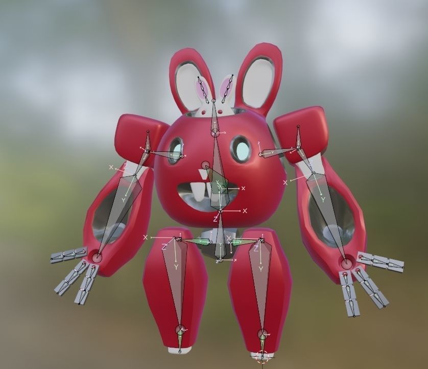 BUNNYBOT the Mecha 3D model_1