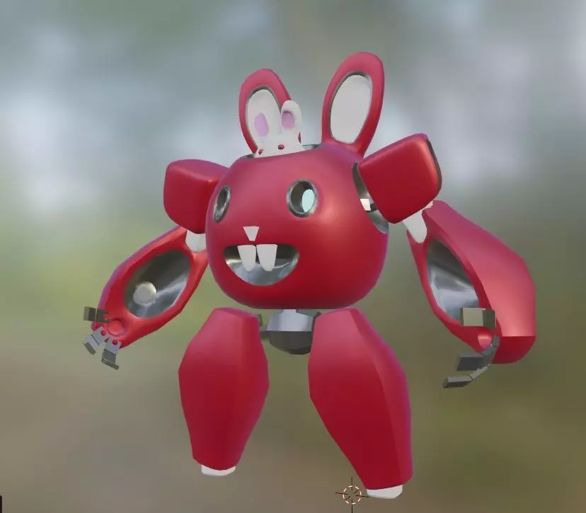 BUNNYBOT the Mecha 3D model_0