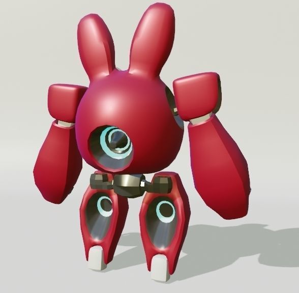 BUNNYBOT the Mecha 3D model_3