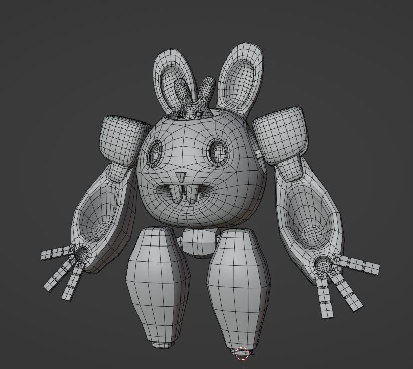 BUNNYBOT the Mecha 3D model_2