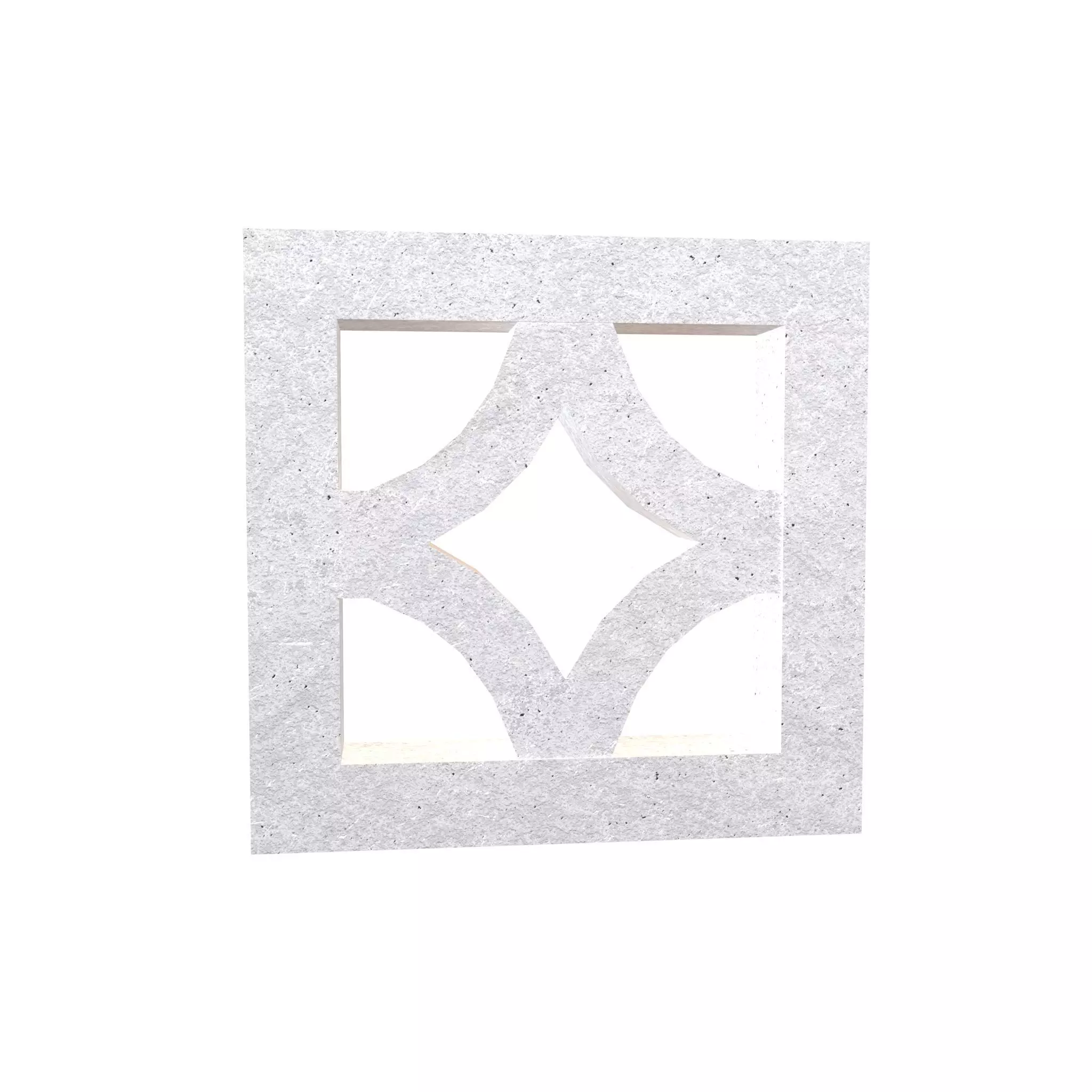 Breeze Block V1 001 Low-poly 3D model_0