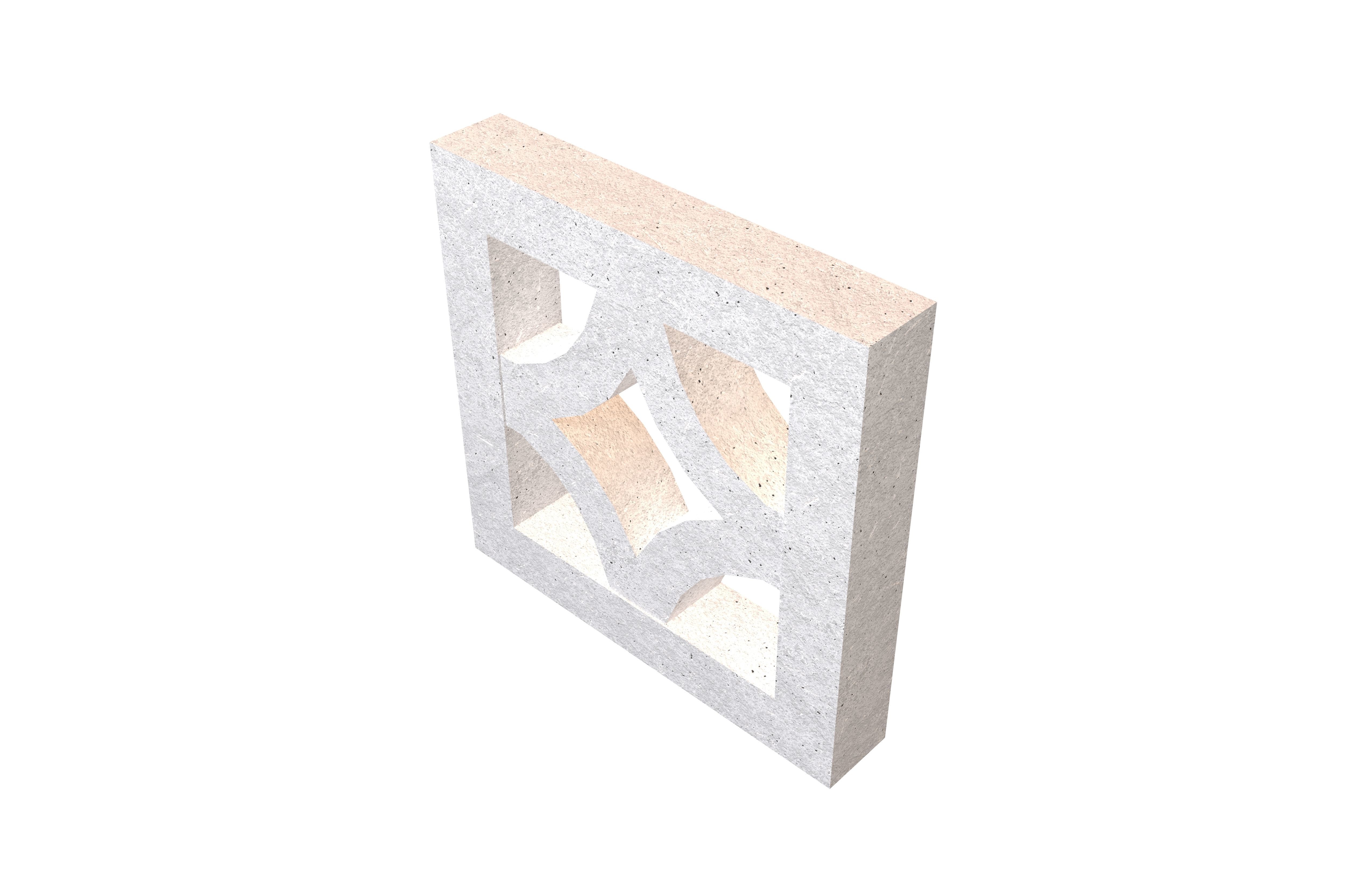 Breeze Block V1 001 Low-poly 3D model_2