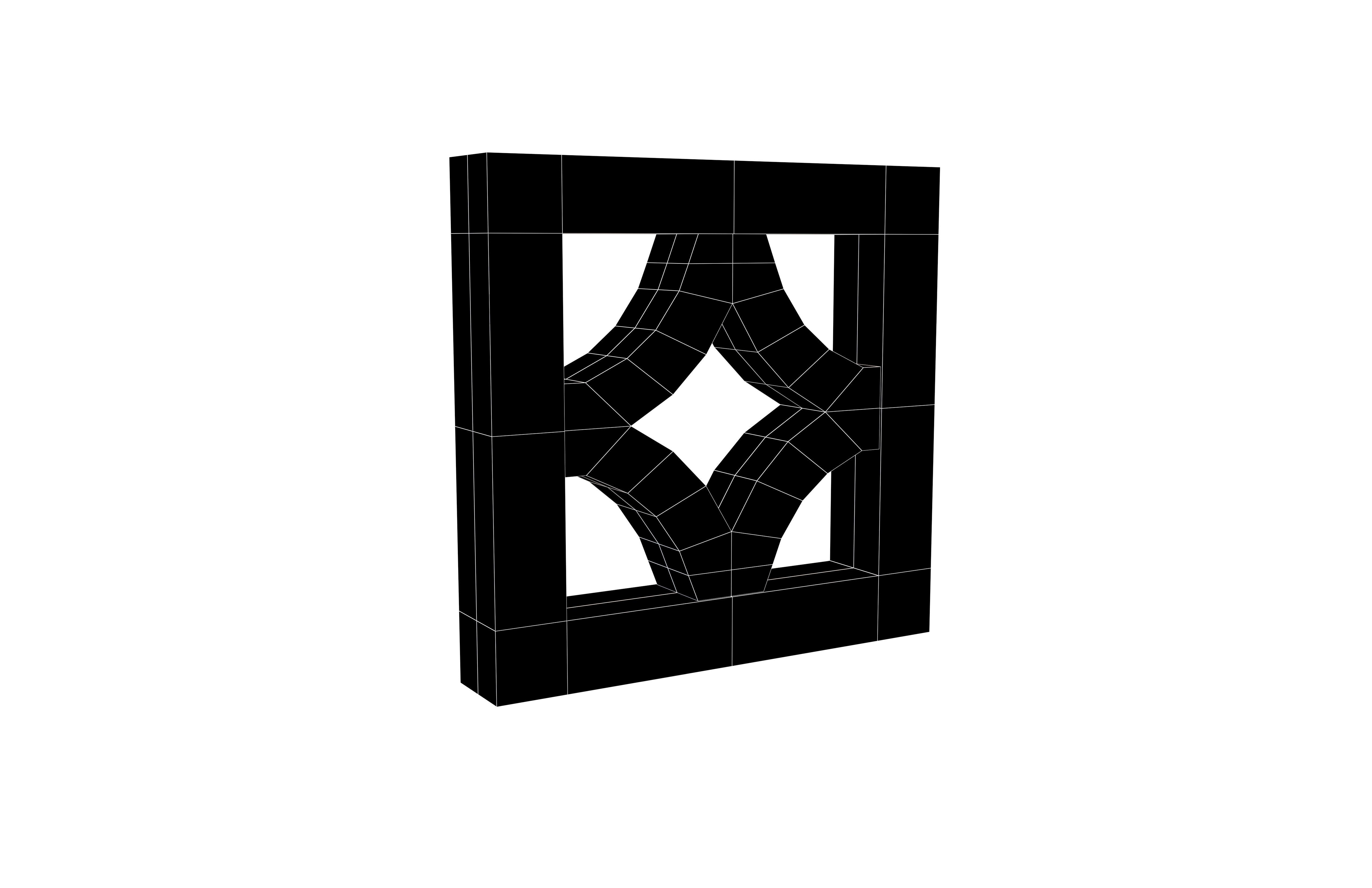 Breeze Block V1 002 Low-poly 3D model_4