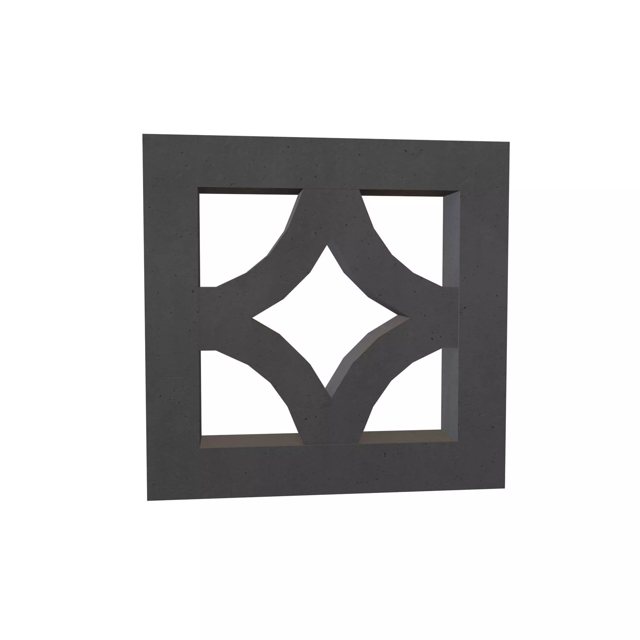 Breeze Block V1 002 Low-poly 3D model_0