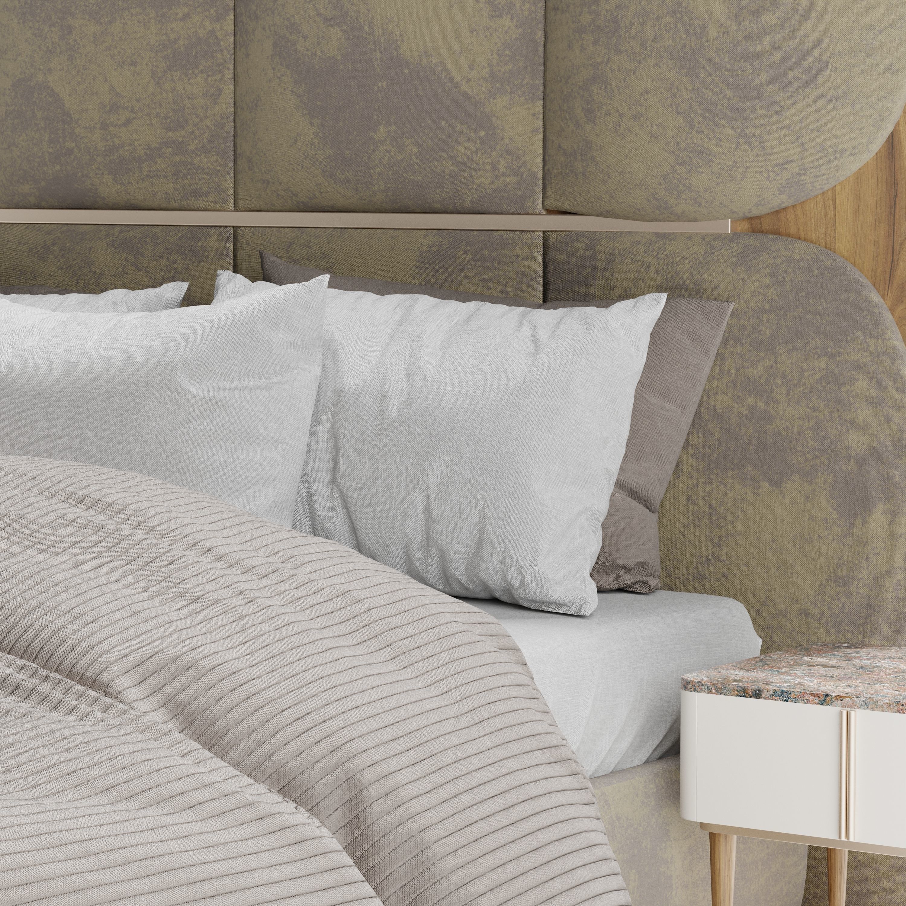 Sakya bed Low-poly 3D model_7