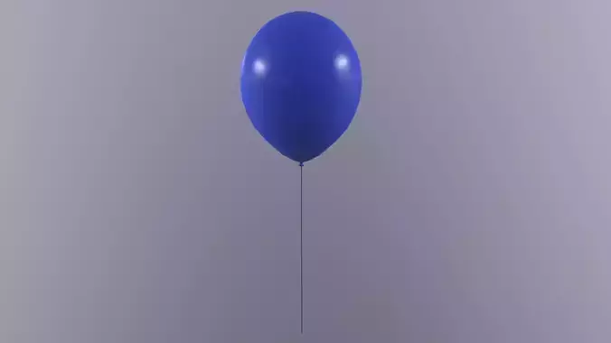 Balloon 3D Model Low-poly 3D model