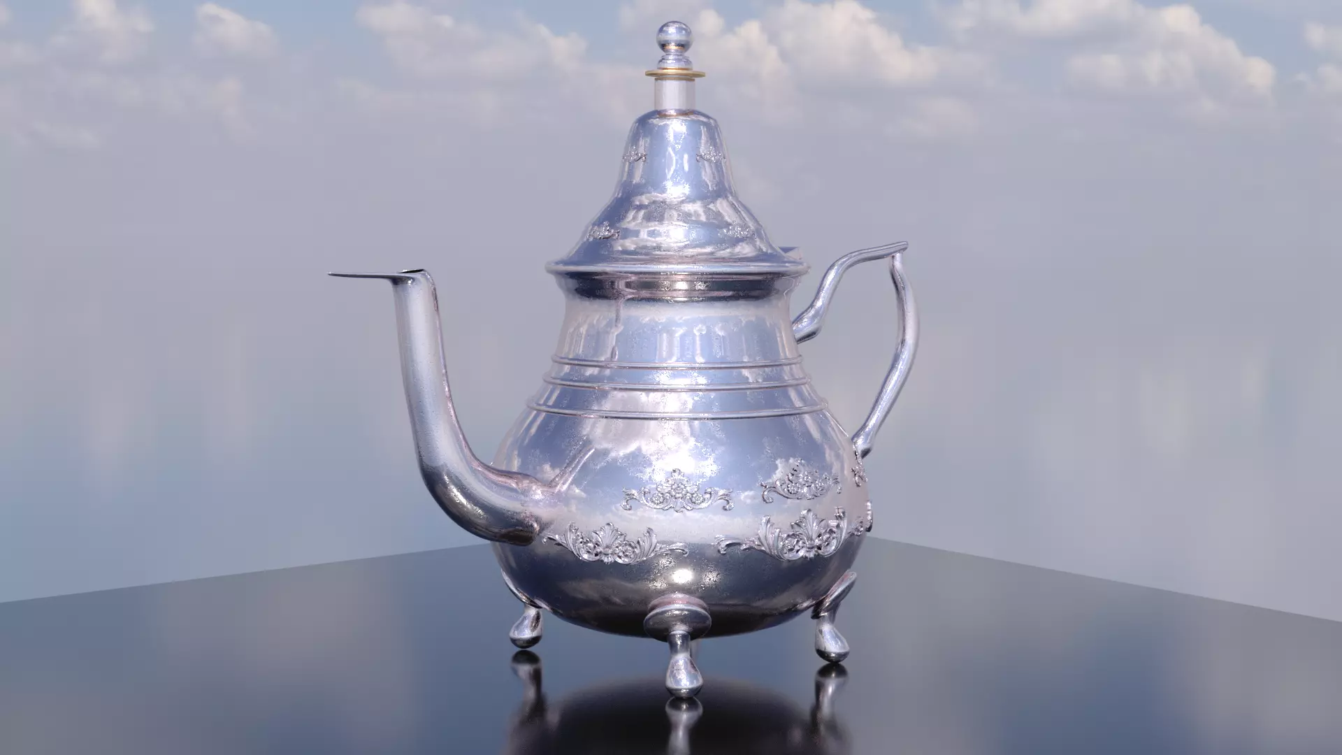 Traditional Teapot 3D model