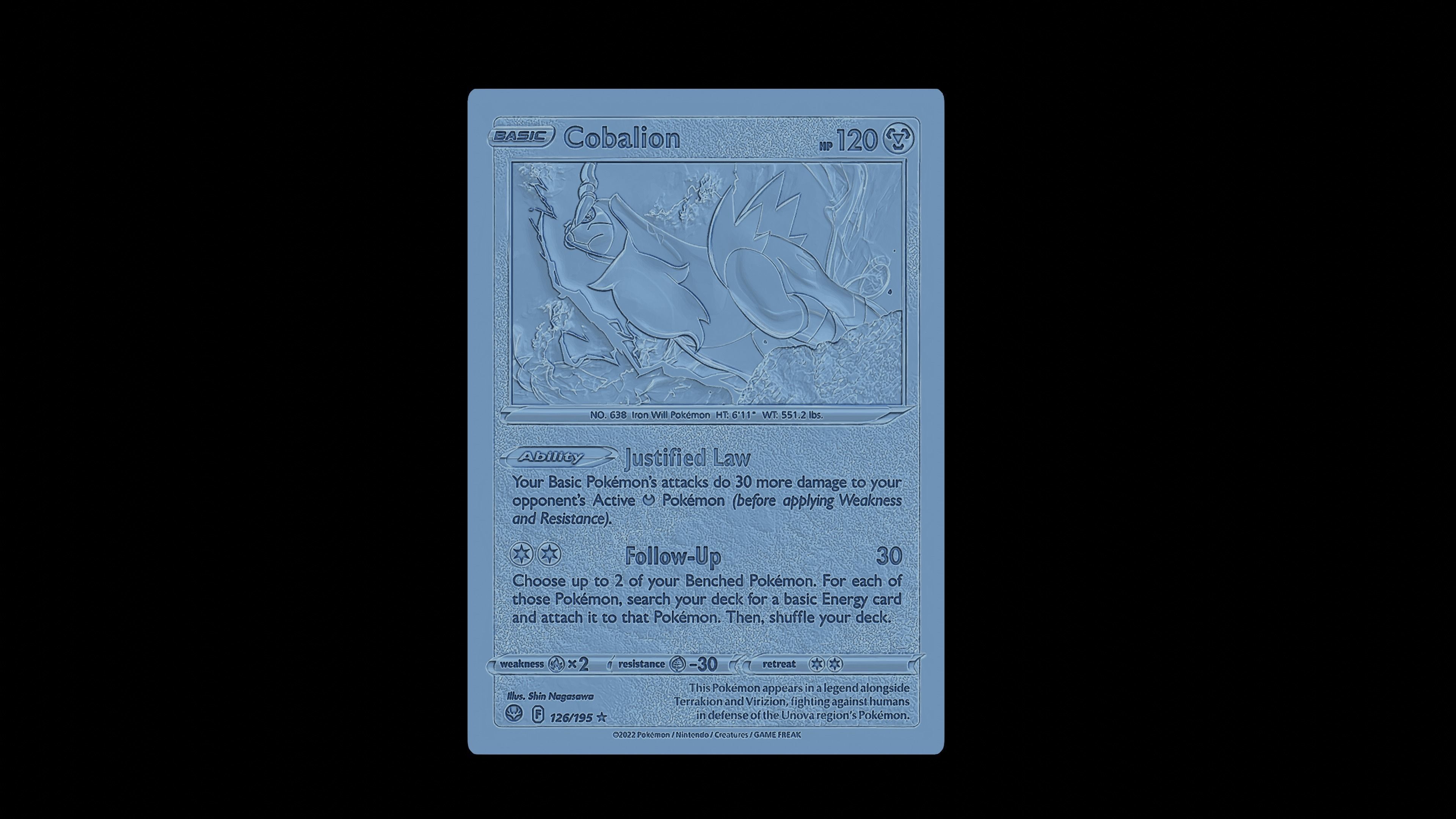 Cobalion - Pokemon 3D print model_4