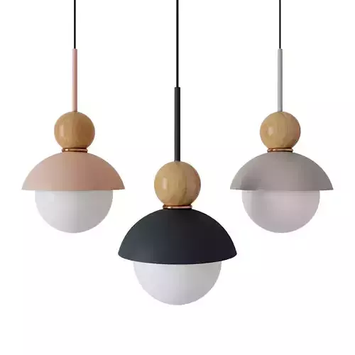 Savie wood pendant