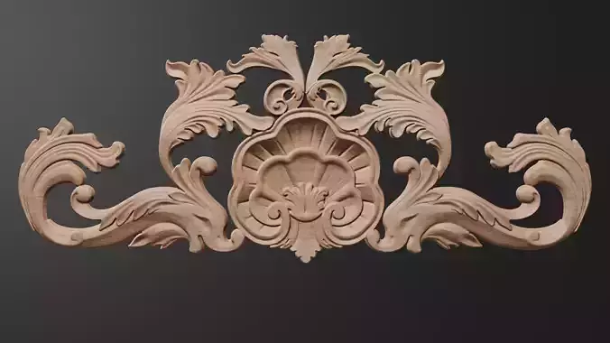 Flower for wood carving