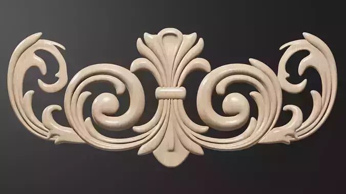 Flower Decor for wood carving