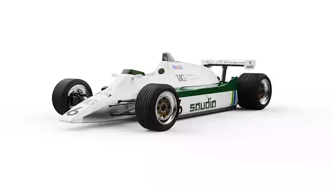 Williams FW08 - 1982 3D model