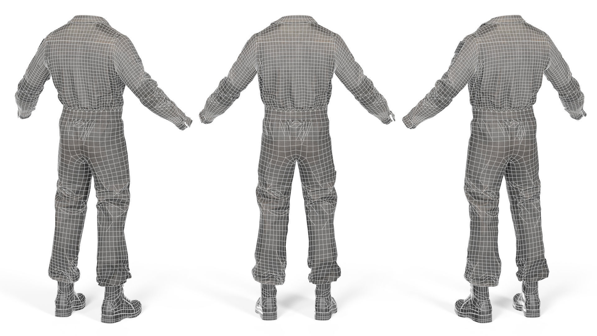 MILITARY XOF Special Operations Game Ready Character  Low-poly 3D model_28