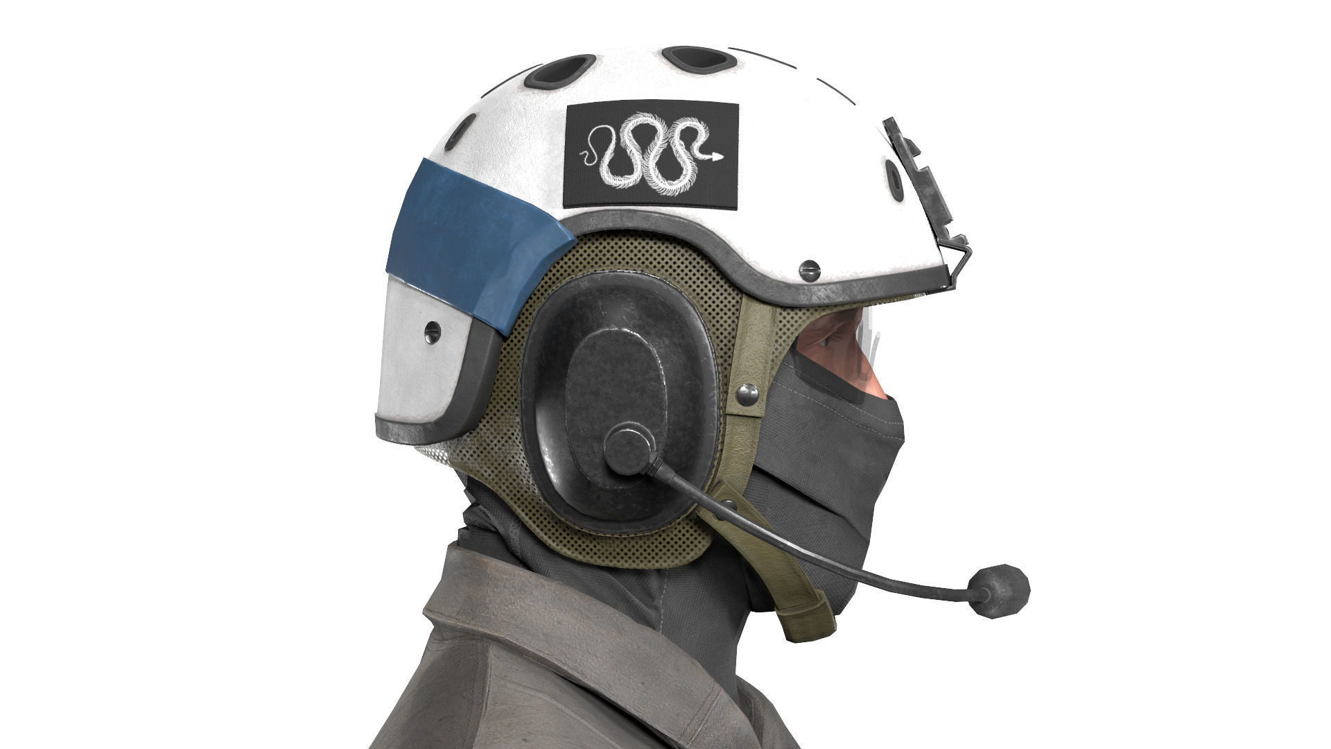 MILITARY XOF Special Operations Game Ready Character  Low-poly 3D model_16