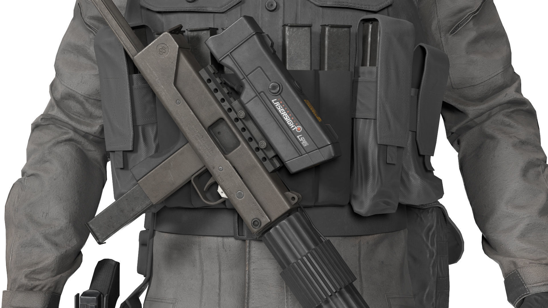 MILITARY XOF Special Operations Game Ready Character  Low-poly 3D model_4