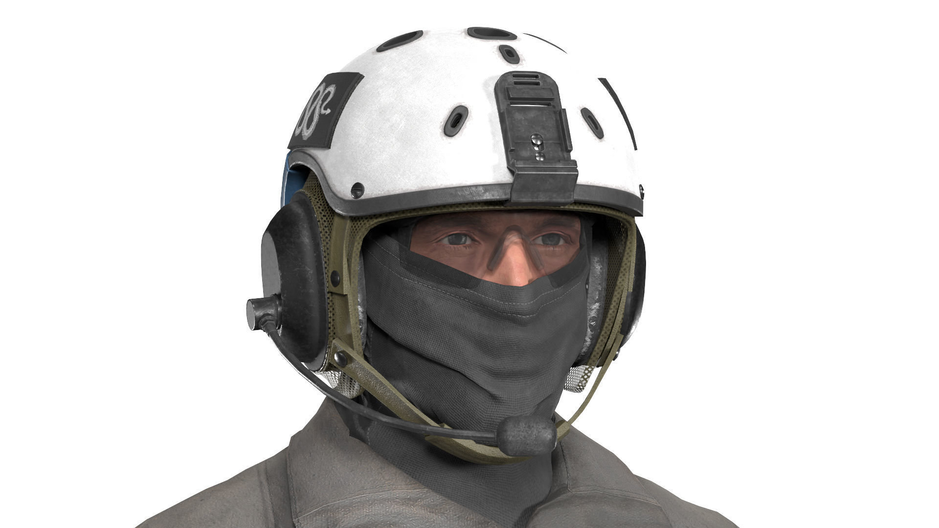 MILITARY XOF Special Operations Game Ready Character  Low-poly 3D model_14