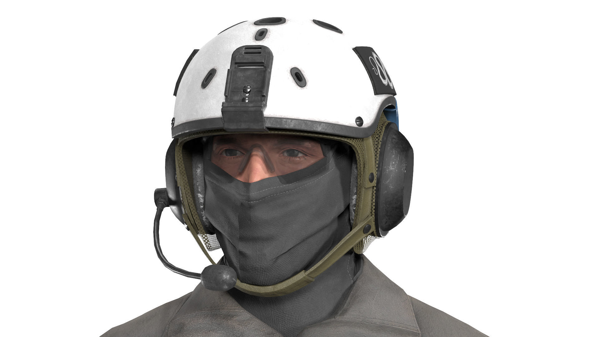 MILITARY XOF Special Operations Game Ready Character  Low-poly 3D model_15