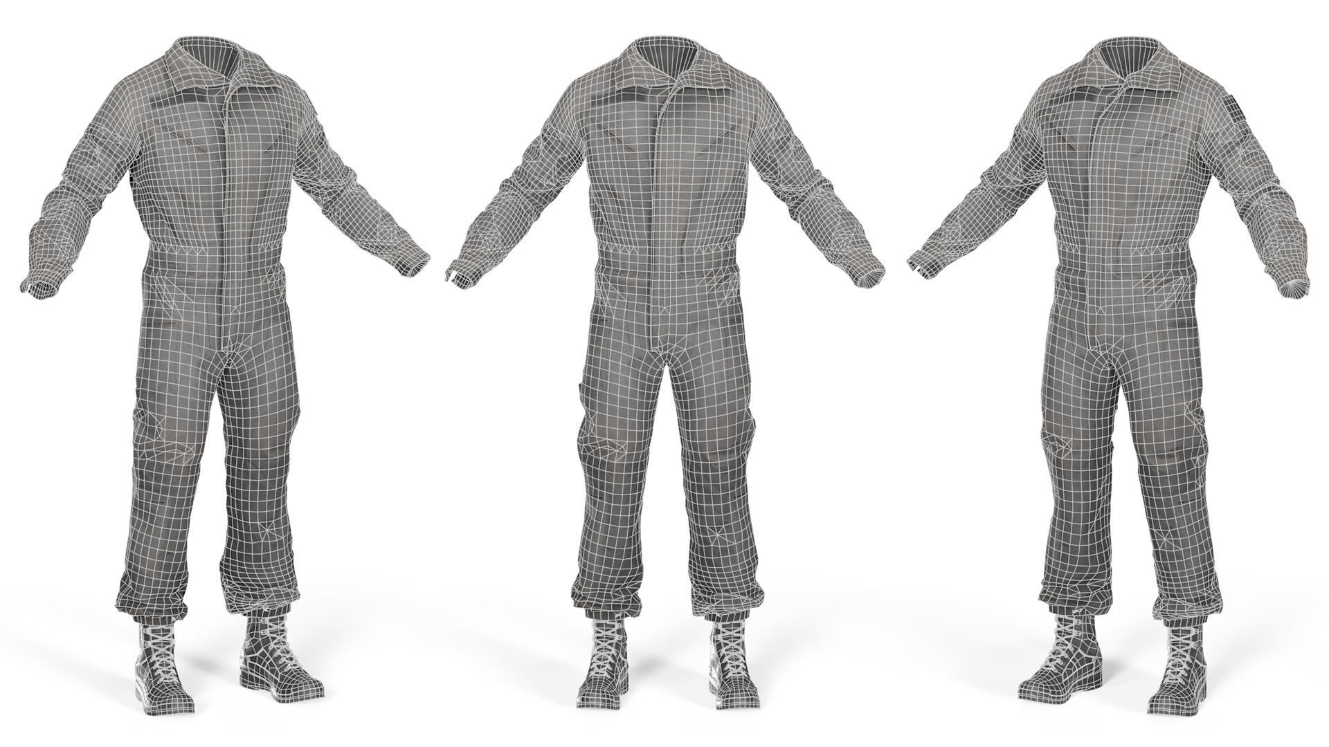 MILITARY XOF Special Operations Game Ready Character  Low-poly 3D model_27