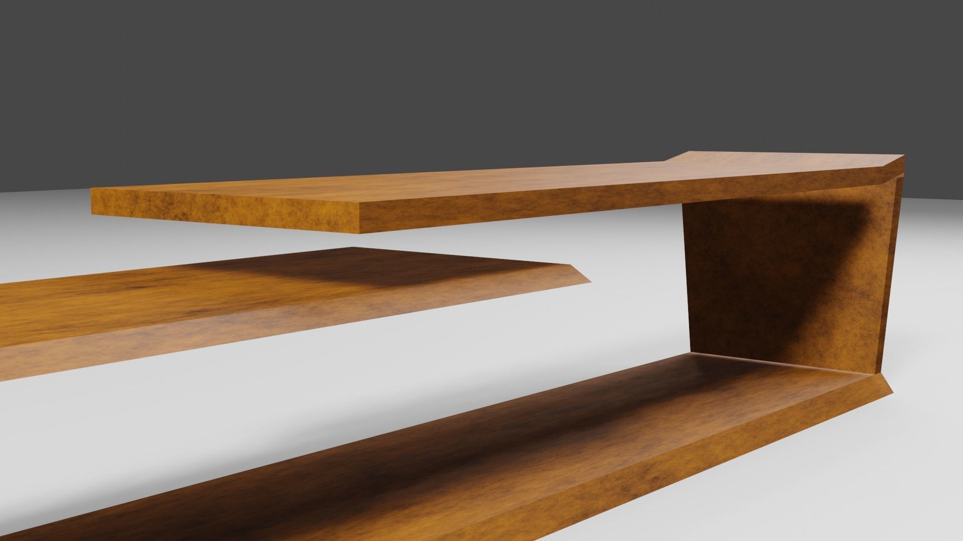 Modern design table 3D model_6