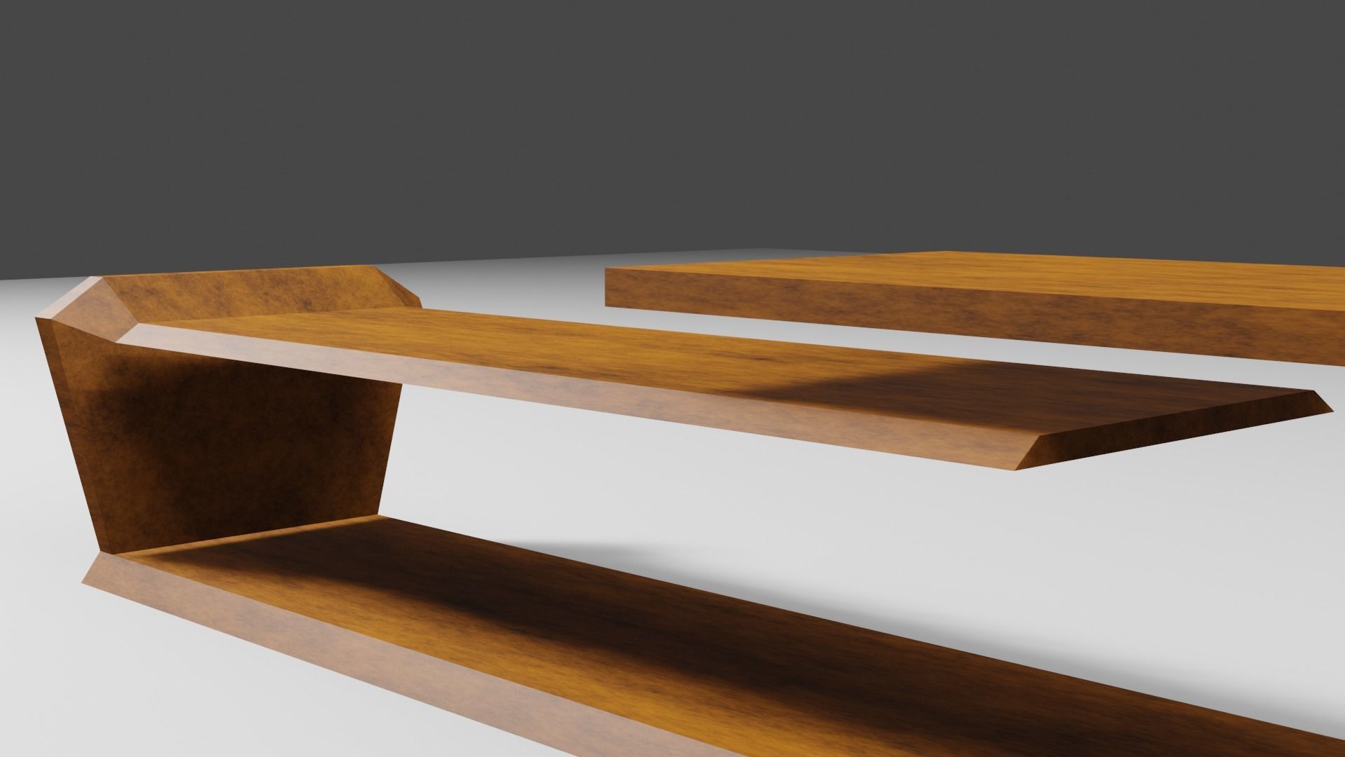 Modern design table 3D model_5