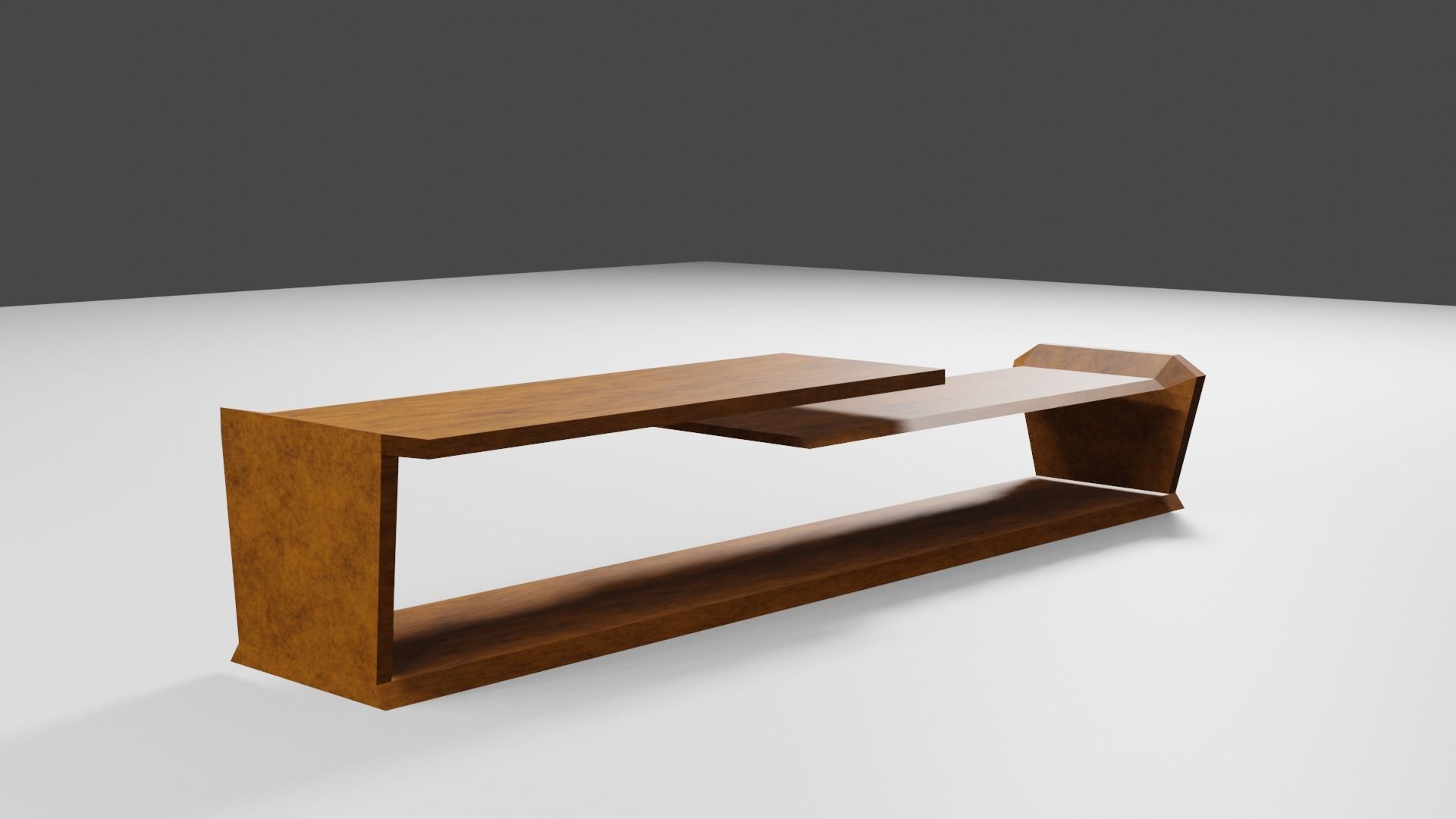 Modern design table 3D model_2