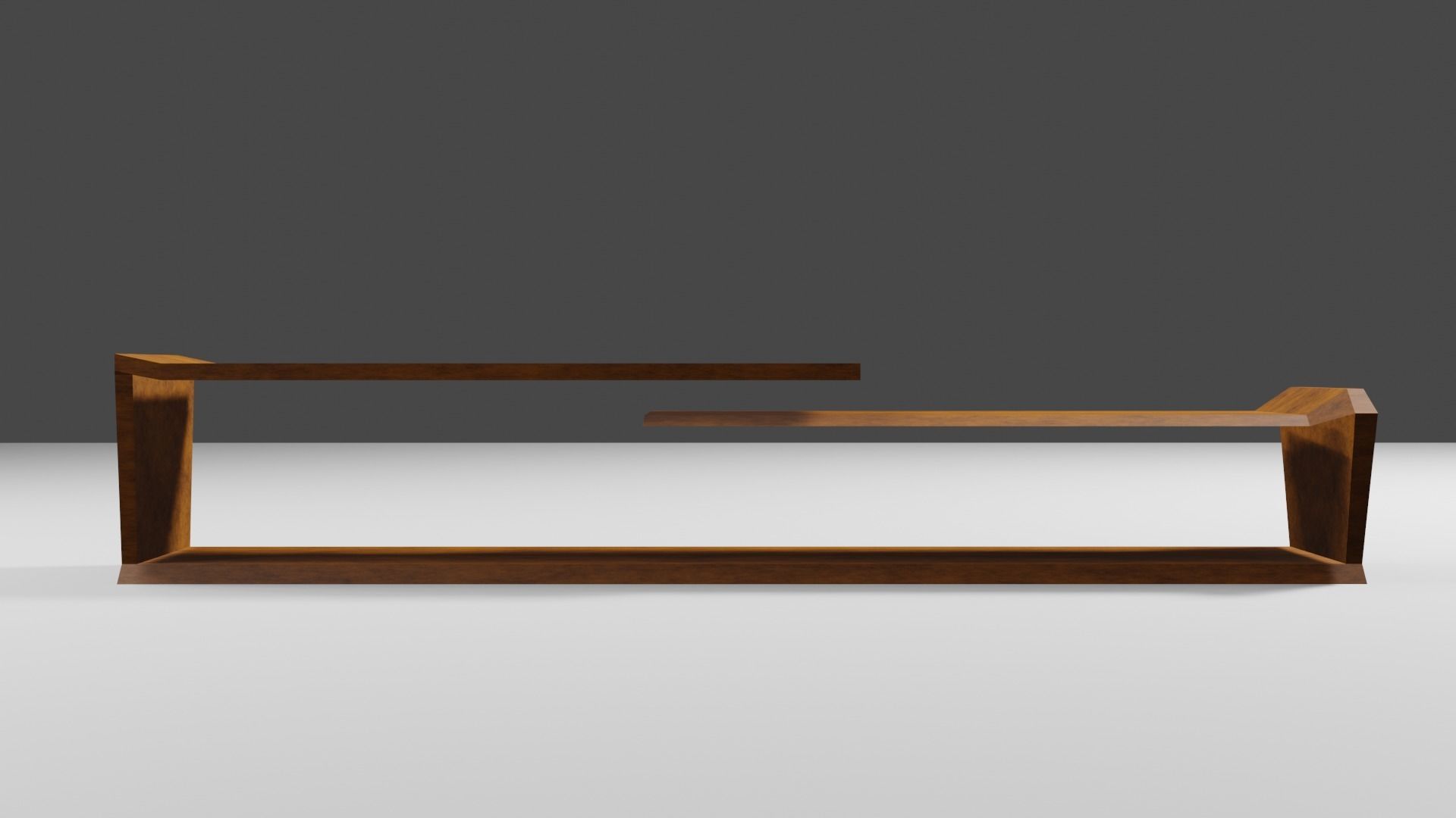 Modern design table 3D model_1