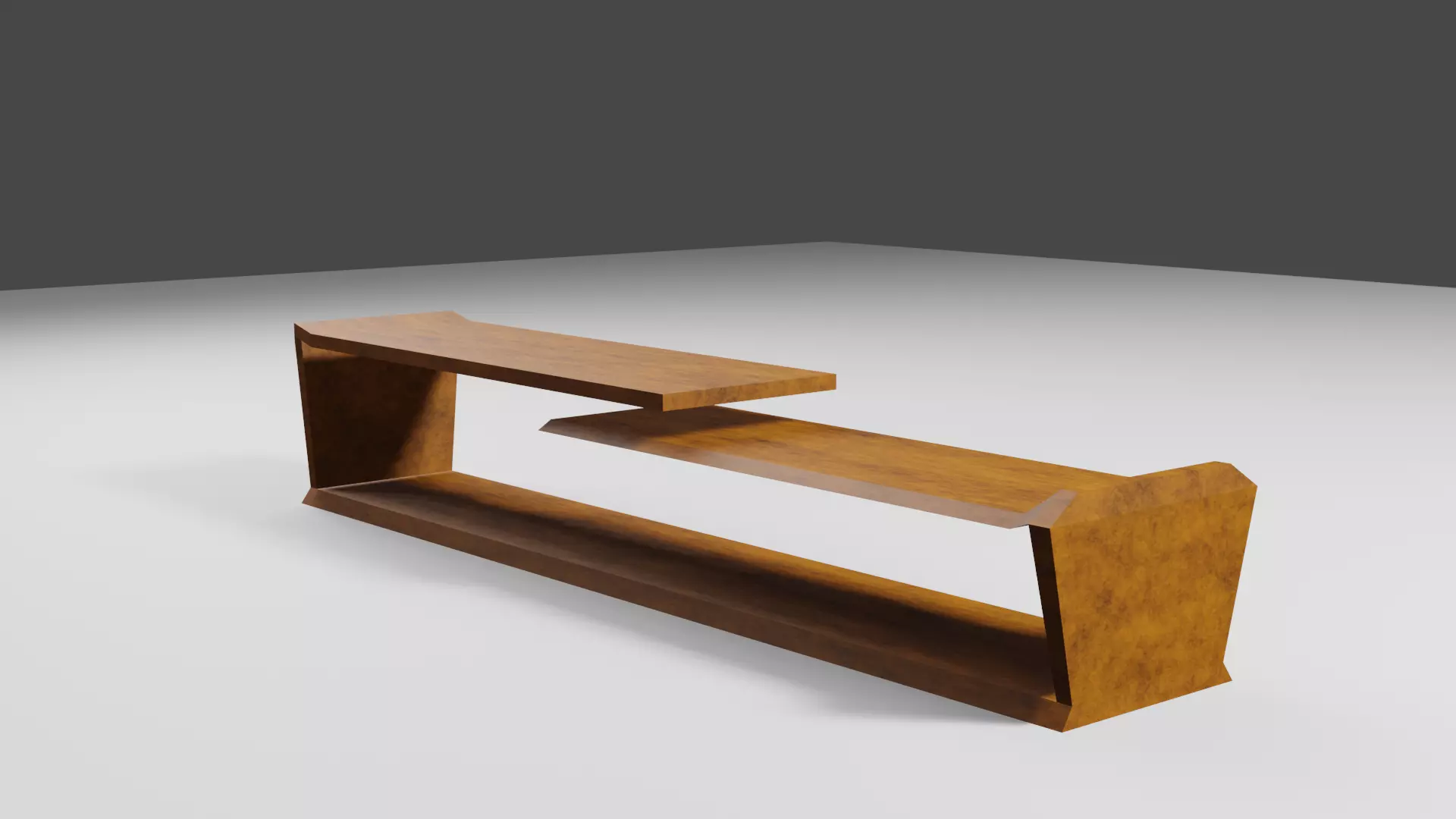 Modern design table 3D model_0