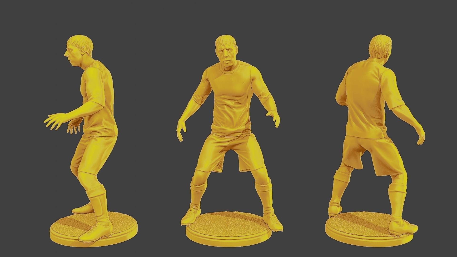 Soccer Players SP Pack 4 3D Model Collection_3